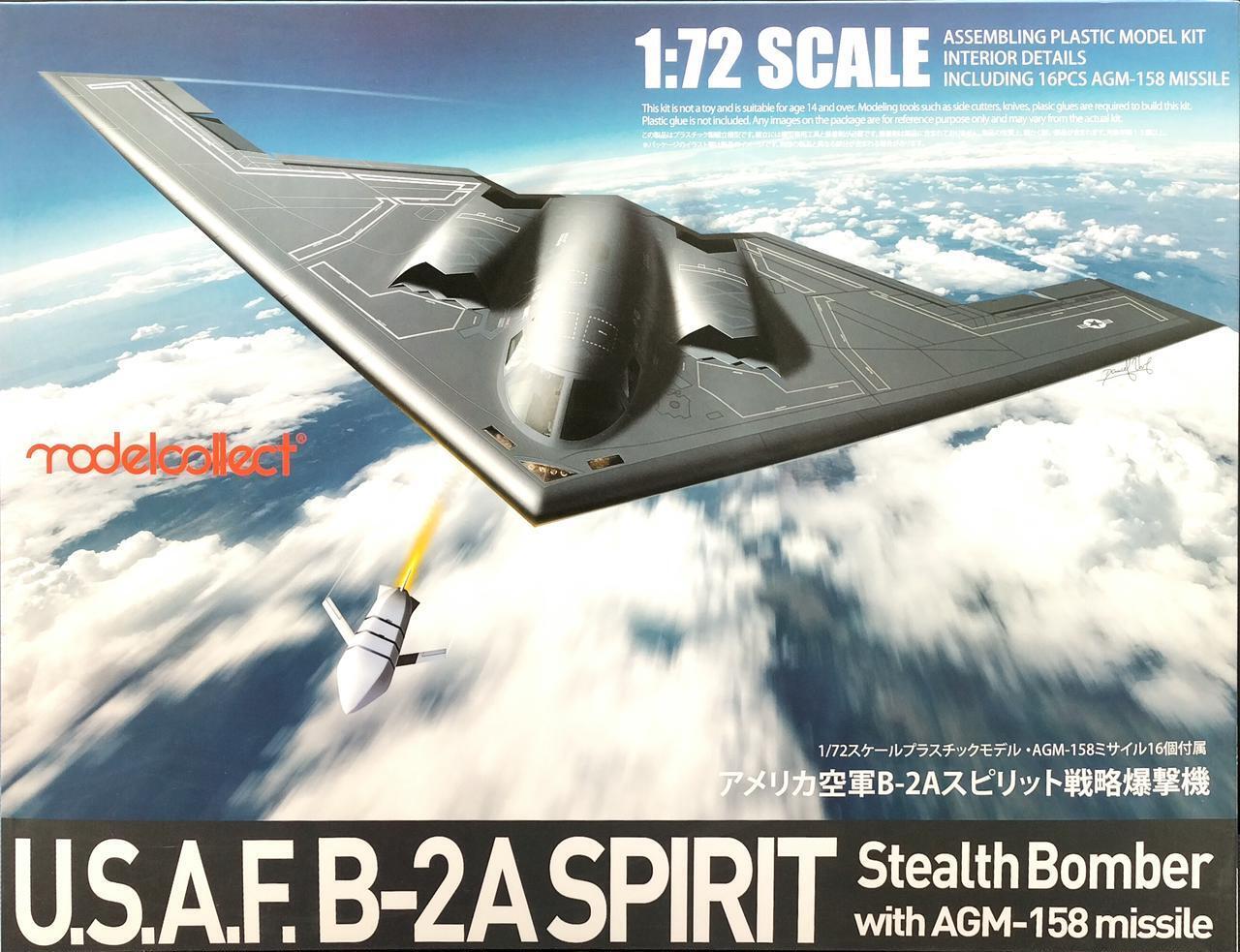 U.S. AIR FORCE B 2 SPIRIT STRATEGIC BOMBER MODEL NUMBER  UA72214 MODELCOLLECT