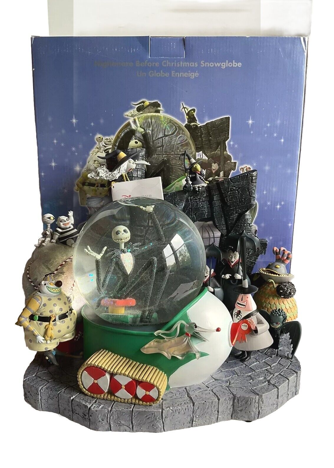 Nightmare Before Christmas Snowglobe Disney Store 1993 Vintage Collectible RARE