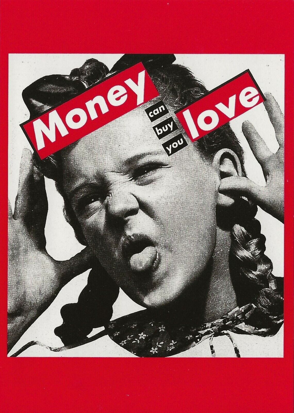 Postcard Barbara Kruger Untitled, n.d. (Money Can Buy You Love)  MINT