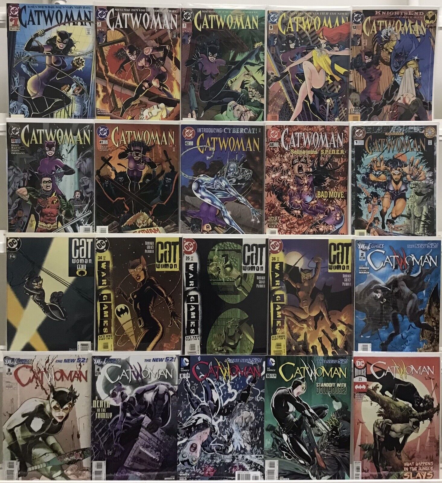 DC Comics - Catwoman - Comic Book Lot Of 20