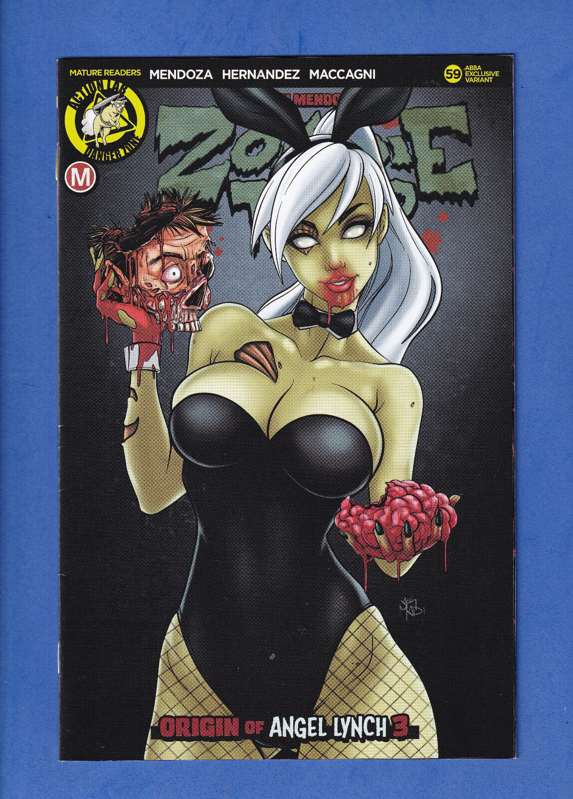 Zombie Tramp #59 Abba Variant Action Lab Danger Zone 2019 VF+