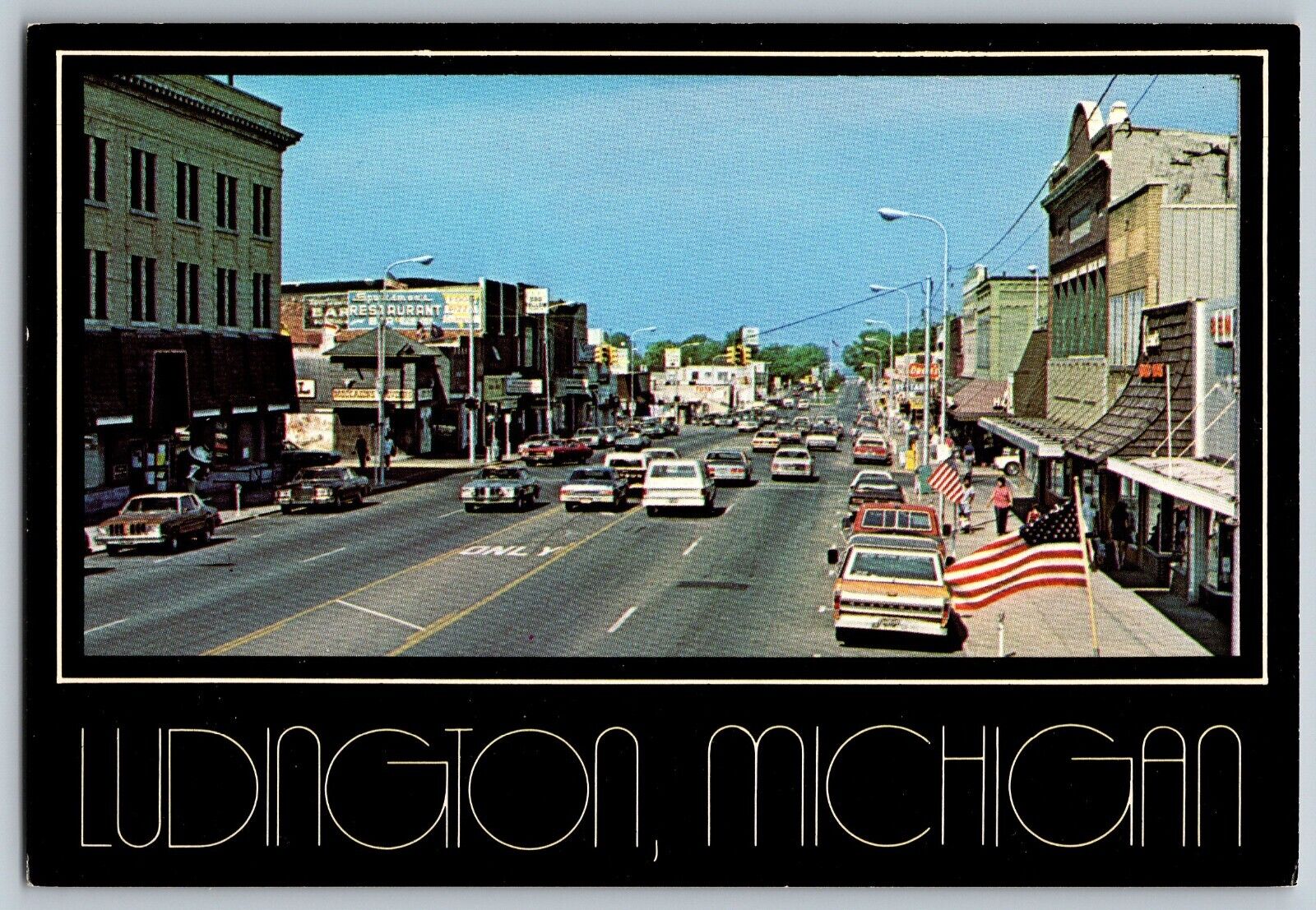Ludington, Michigan MI - An Important City of Ludington - Vintage Postcard 4x6