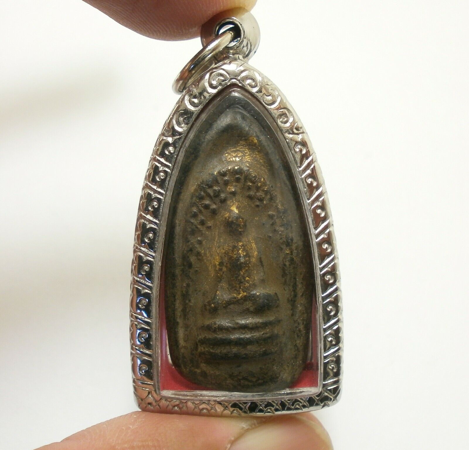 PHRA GRING KLONGTAKIEN BLESSED IN 1942 KRING THAI SUPER STRONG PROTECTION BUDDHA