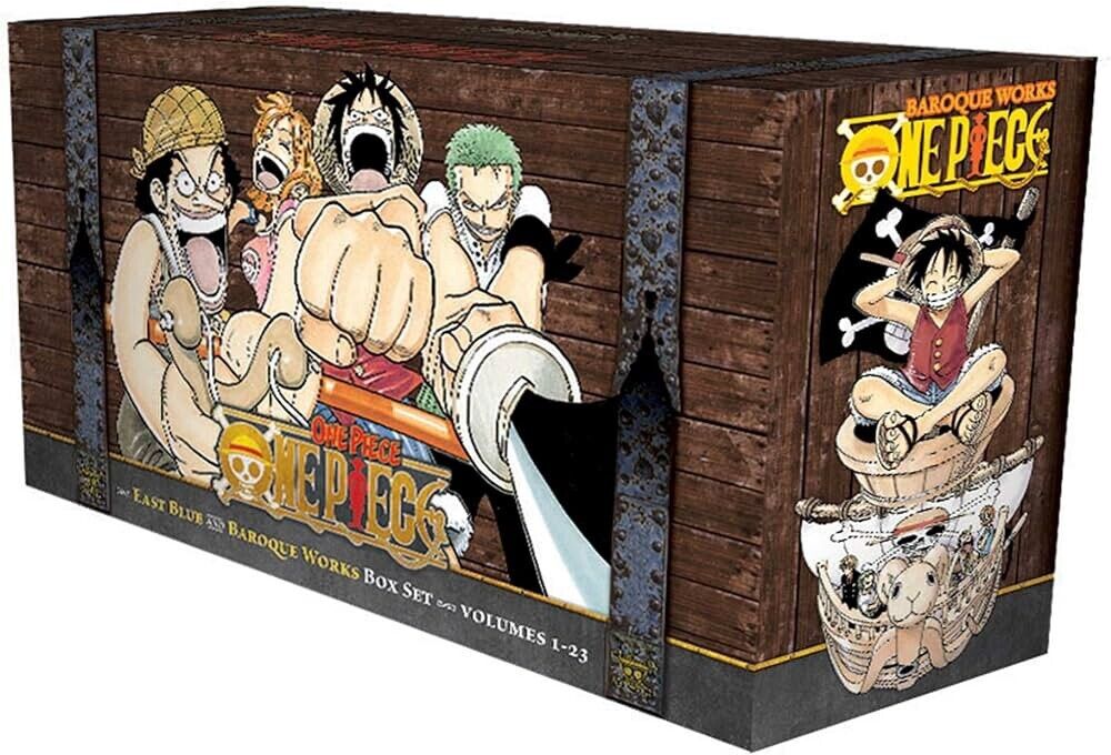 One Piece Complete Box Set East Blue and Baroque Works - Volumes 1-23 SEALED