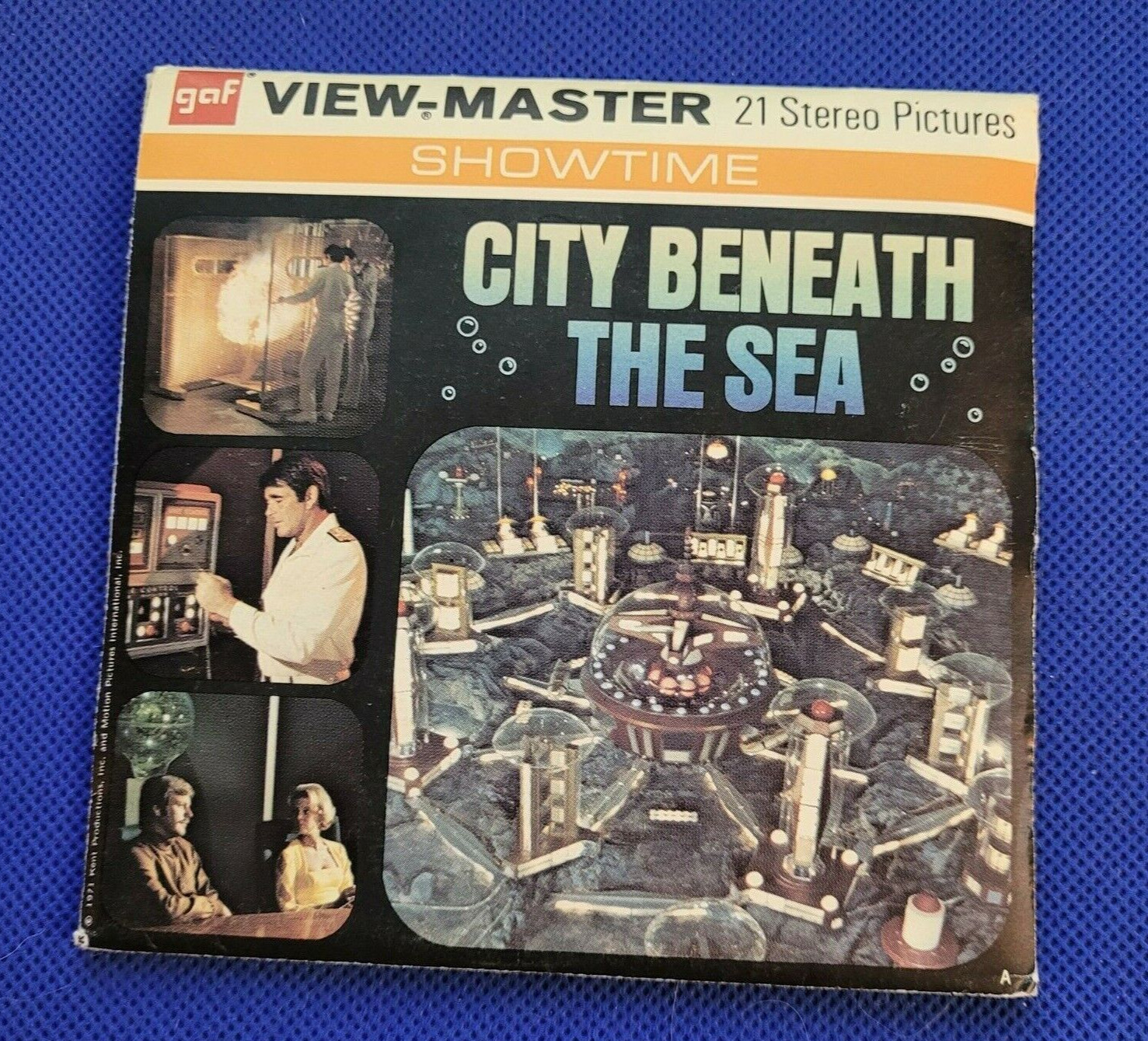 COLOR B496 City Beneath the Sea Movie Irwin Allen Epic view-master Reels Packet