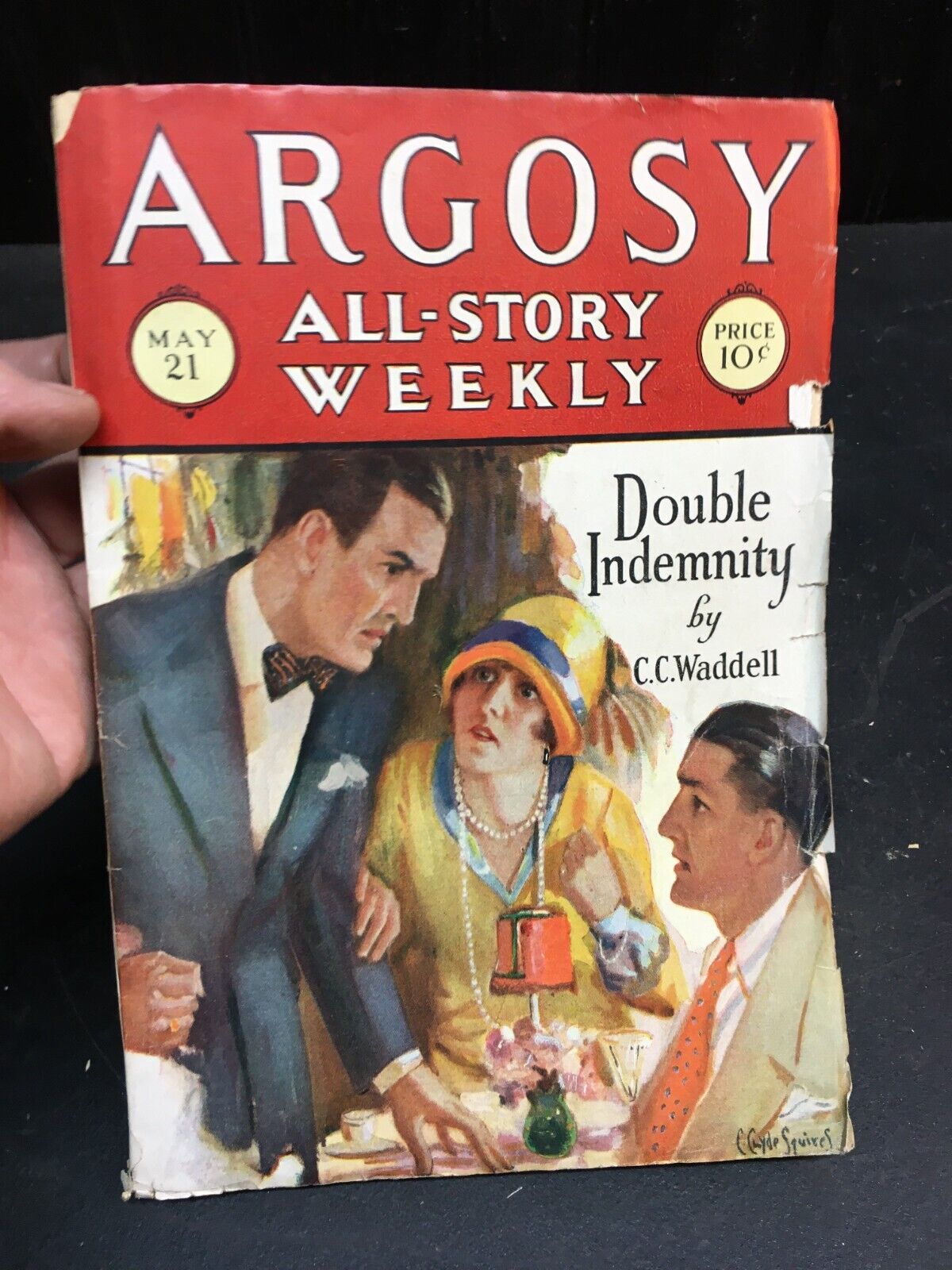 Argosy All Story Weekly  May  1927 Double Indemnity pulp fiction book magazine