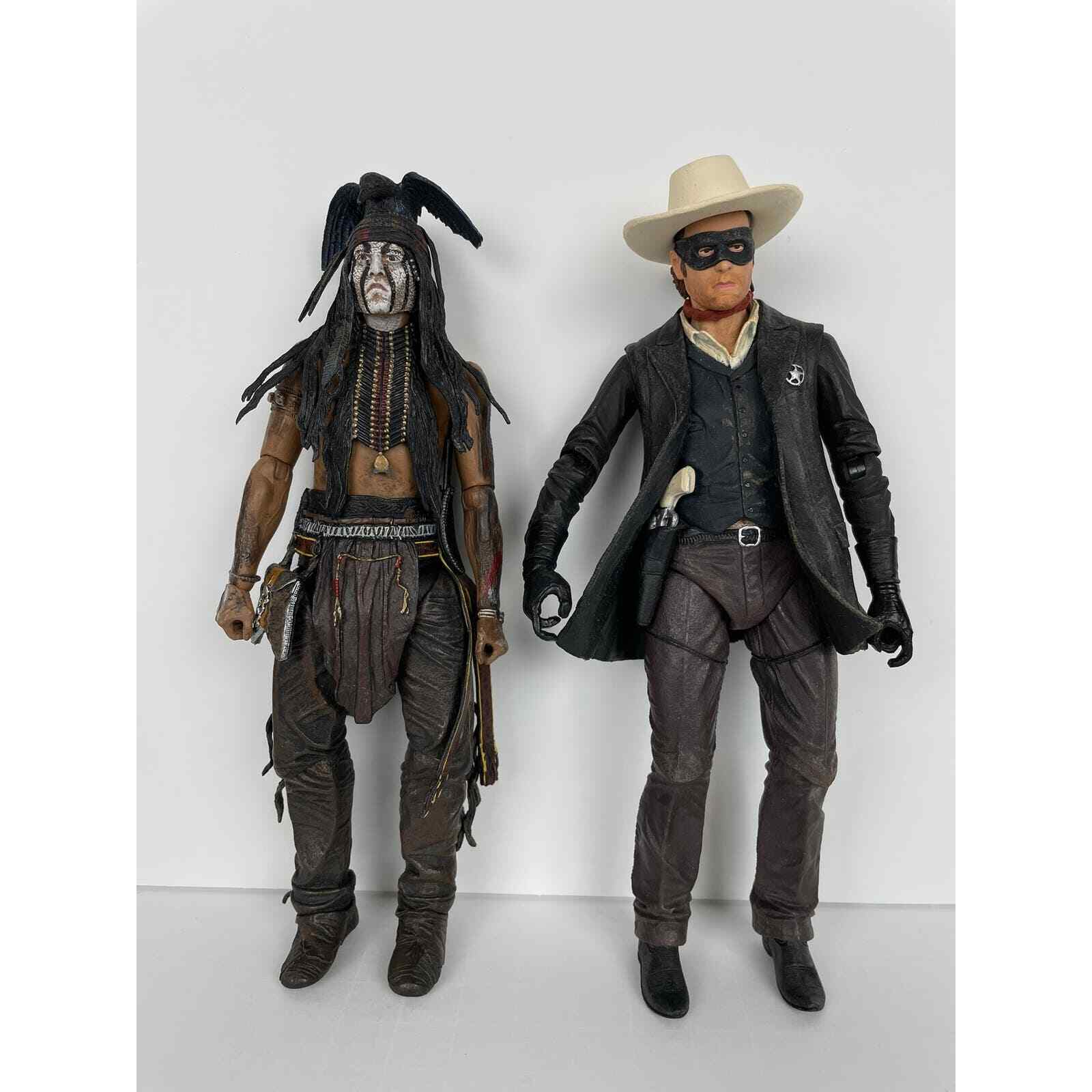 Neca The Lone Ranger and Tanto Figures Lot