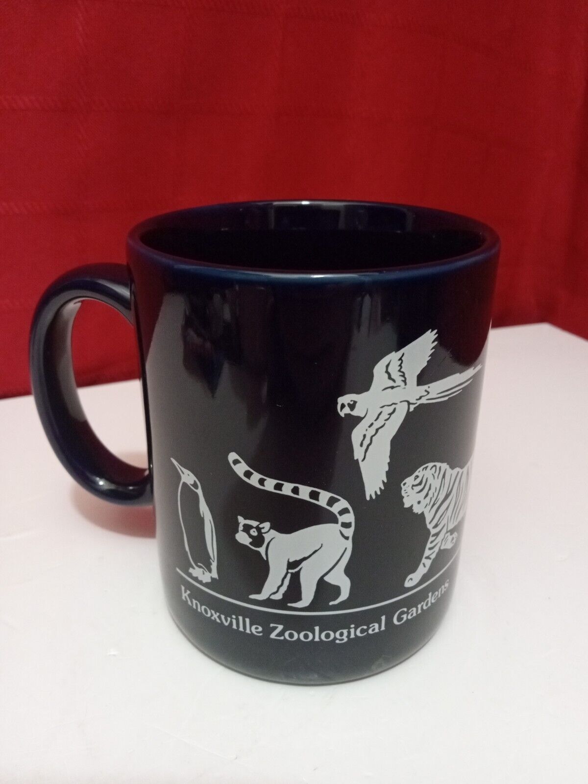 Knoxville TN ZOOLOGICAL GARDENS Zoo Coffee Mug BLUE ANIMALS