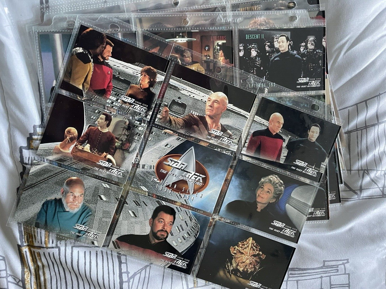 Star Trek: The Next Generation (Skybox,1999) Season 7 103-card Base Set + Chase