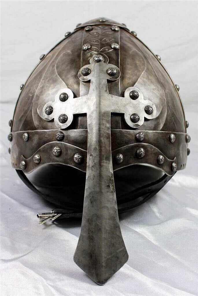18GA SCA Medieval Norman Nasal Helmet Viking Helmet Rplica Armor Helmet AJ452