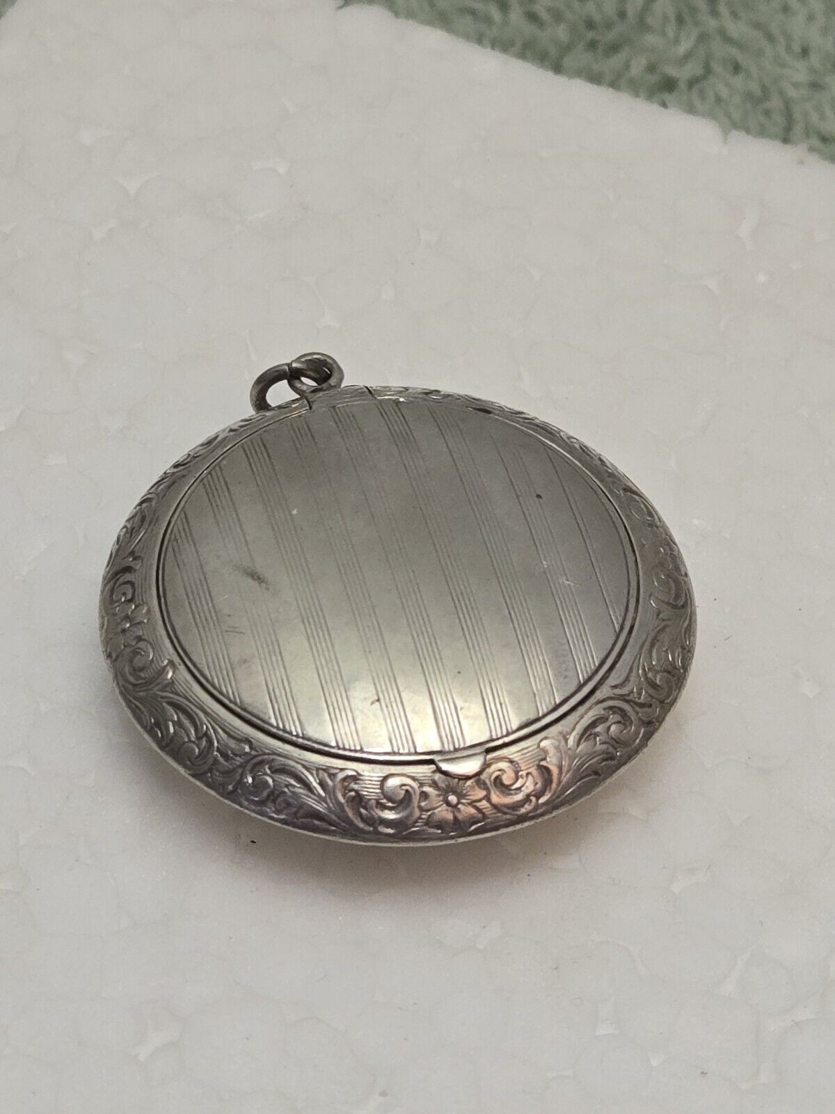Webster Co Sterling Silver Powder Compact With Mirror Antique