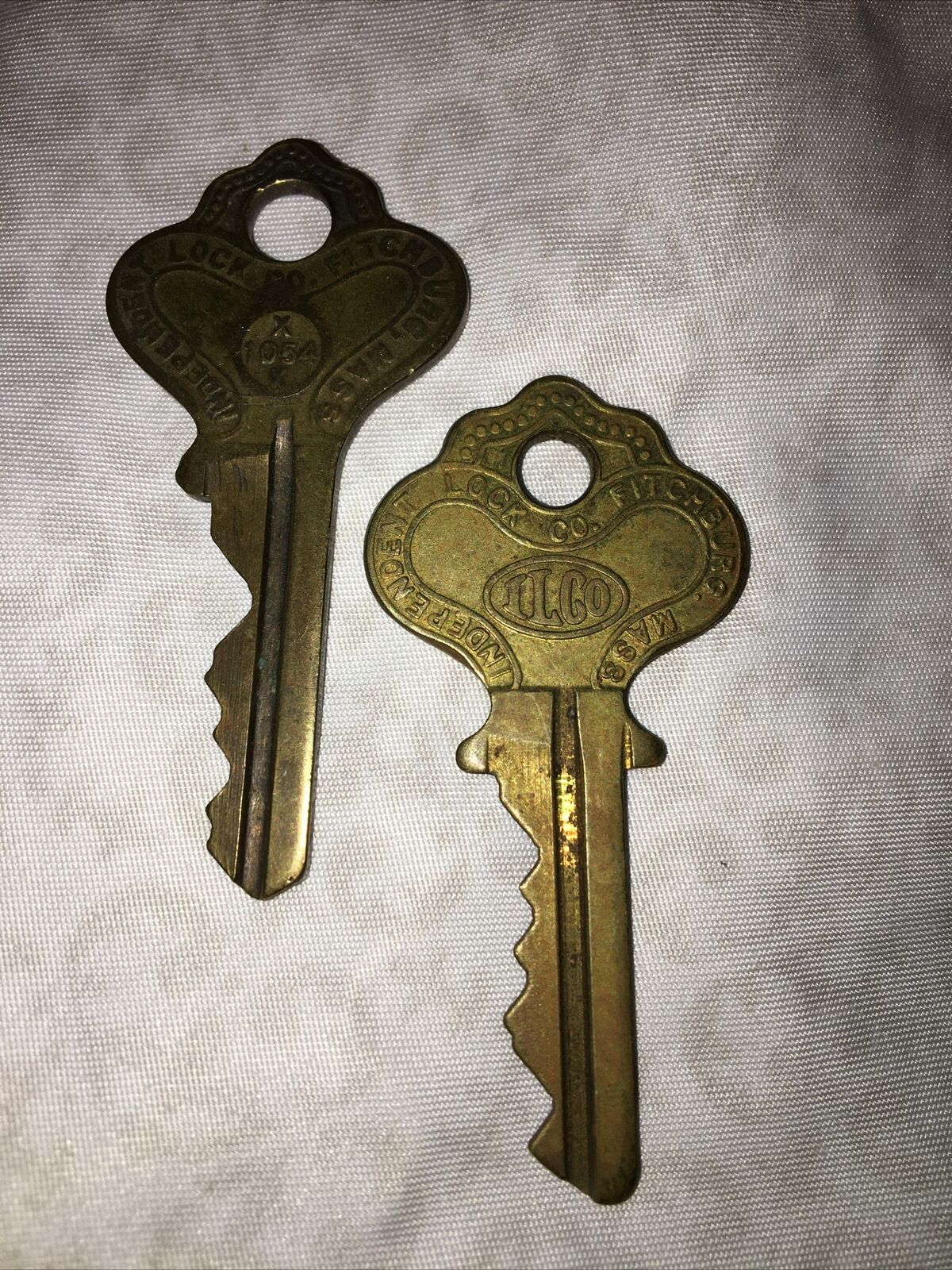 Vintage Ornate Brass Key \
