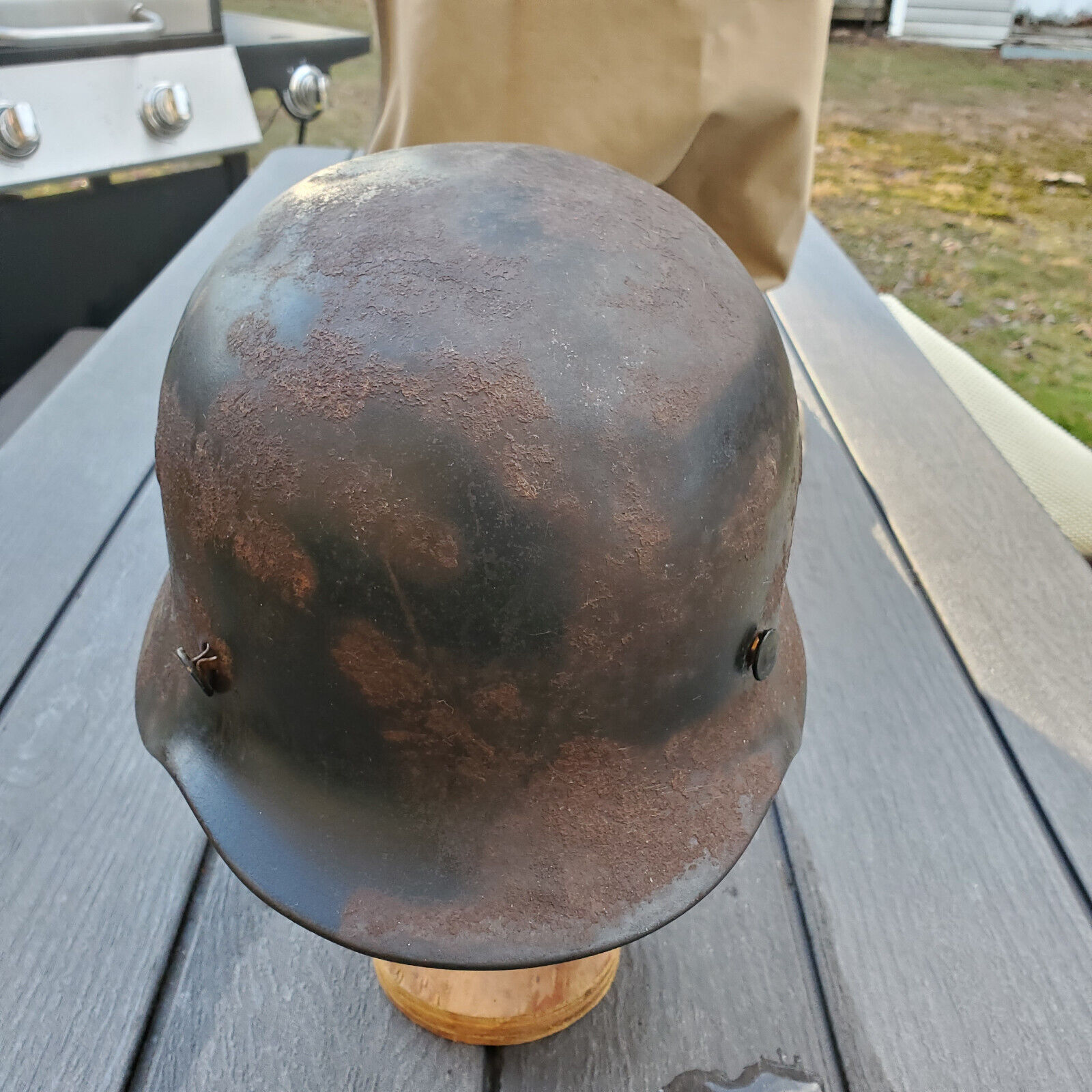 WW2 German M40 Helmet Shell 100% Original
