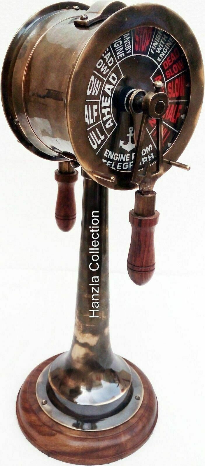 Vintage Antique Brass Telegraph Ship Marine Engine Room Telegraph Decorative