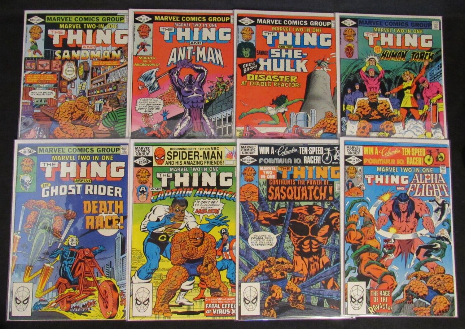 Marvel Two-In-One Bronze Age Lot #80, 82, 83, 84, 86, 87, 88, 89 PX952