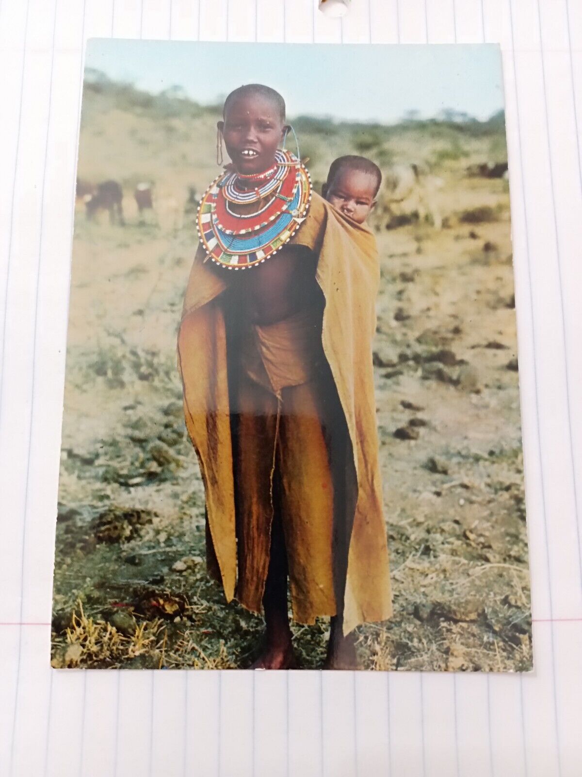 Postcard Masai Women With Baby 203
