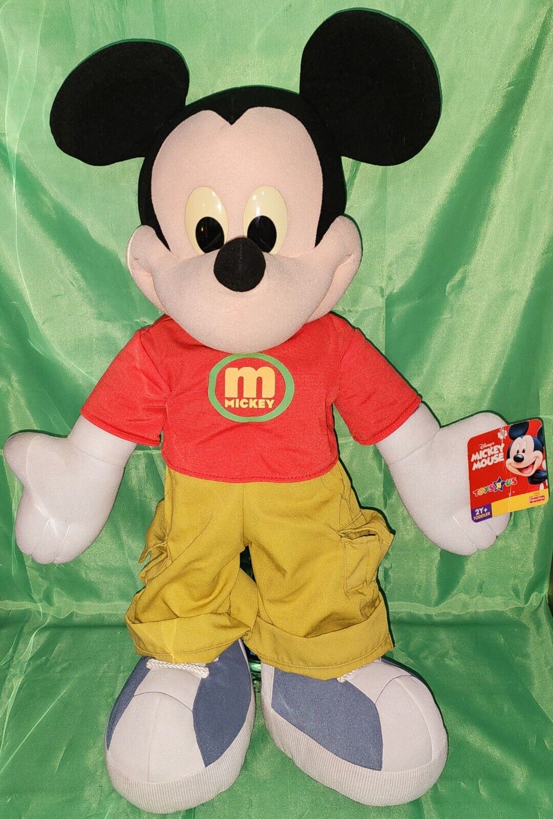 (New)/[2000 Mattel Jumbo Mickey Mouse Fisher-Price Disney Plush]