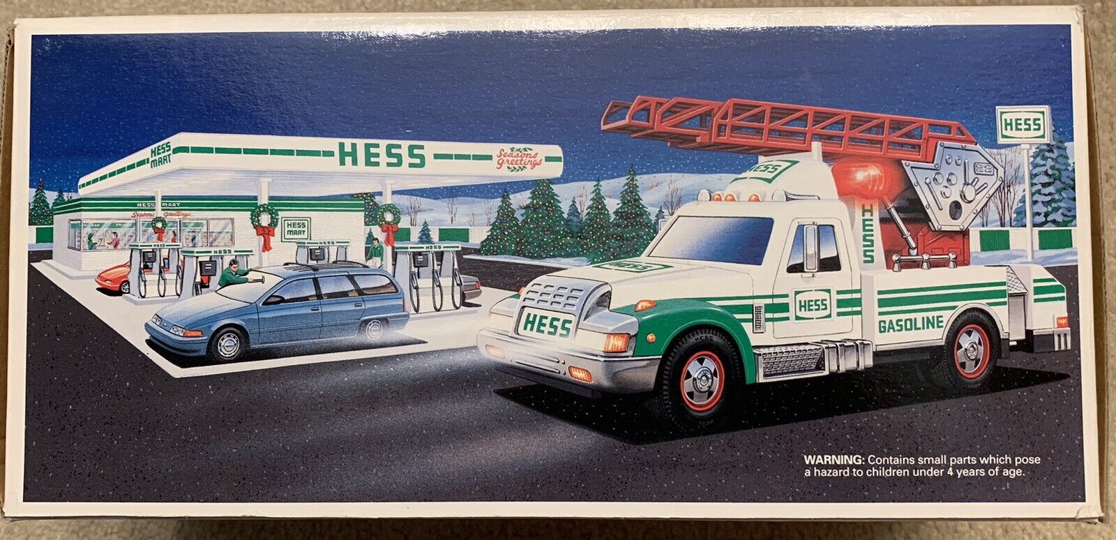 Vintage 1994 Hess Rescue Truck - New In Original Box - Never Opened