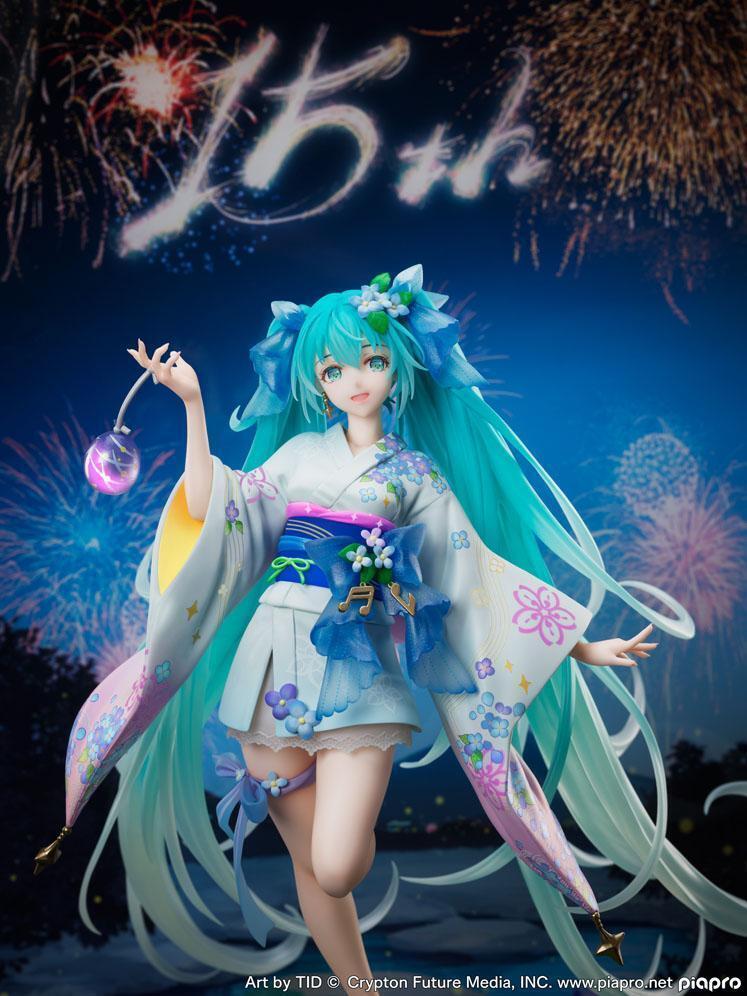 FuRyu Vocaloid Hatsune Miku Summer Fireworks ver. 1/7 Scale Figure From Japan