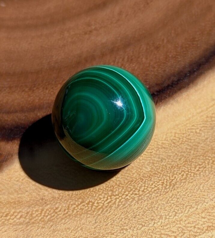OUTSTANDING 25MM CONGO MALACHITE CRYSTAL SPHERE, DISPLAY MARBLE SPHERE 