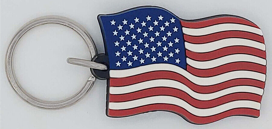 American USA Flexible Flag Key Chain -  FROM U.S.