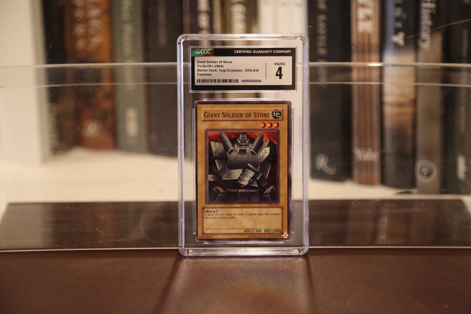 2004 Yu-Gi-Oh - Giant Soldier of Stone - Unlimited - Yugi Evolution - CGC 4