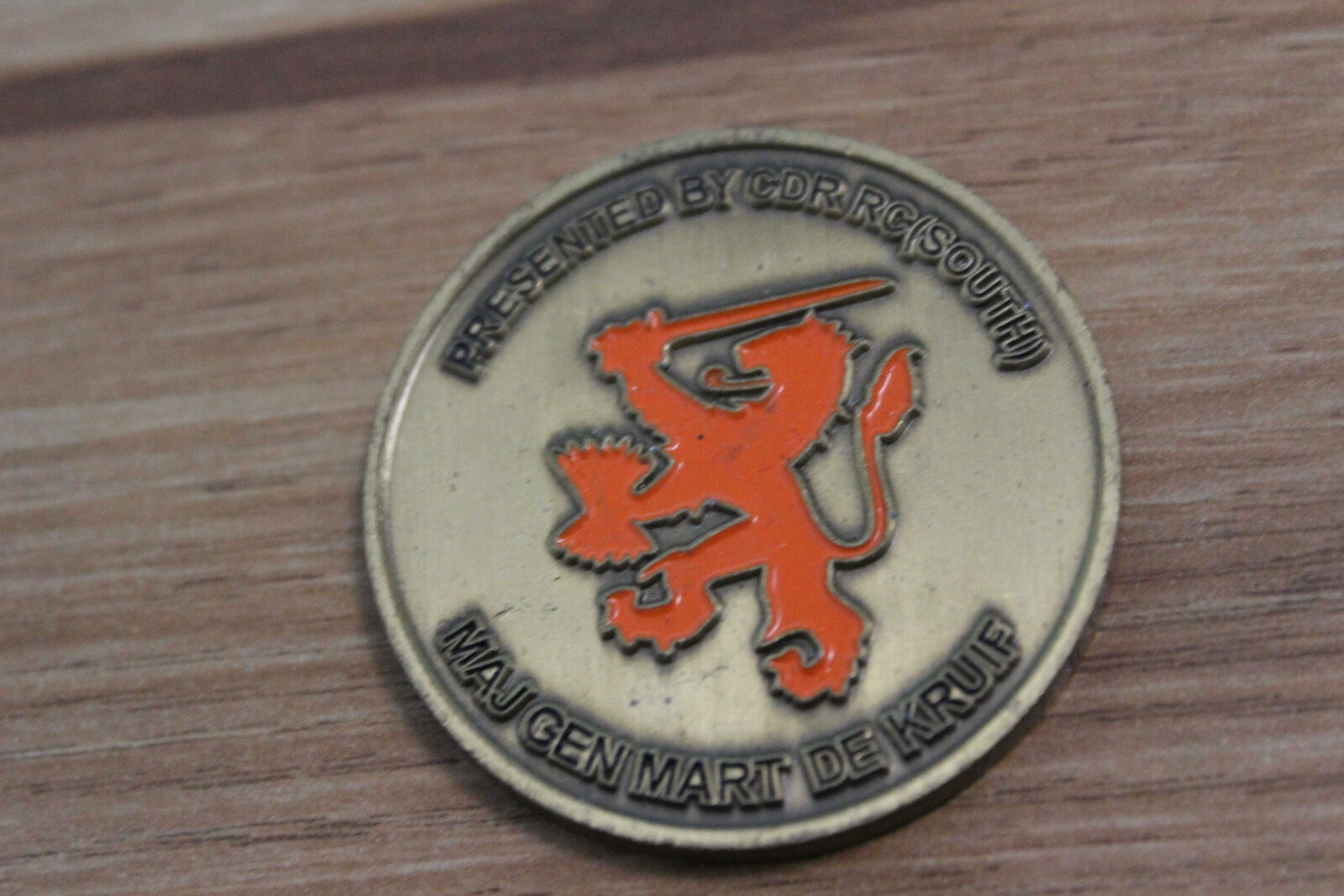 NATO ISAF HQ RC South Challenge Coin