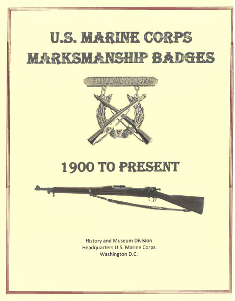 Pre WW I Marine Corps USMC Sharpshooter Badges 1912 to 1960s Book Color Photos