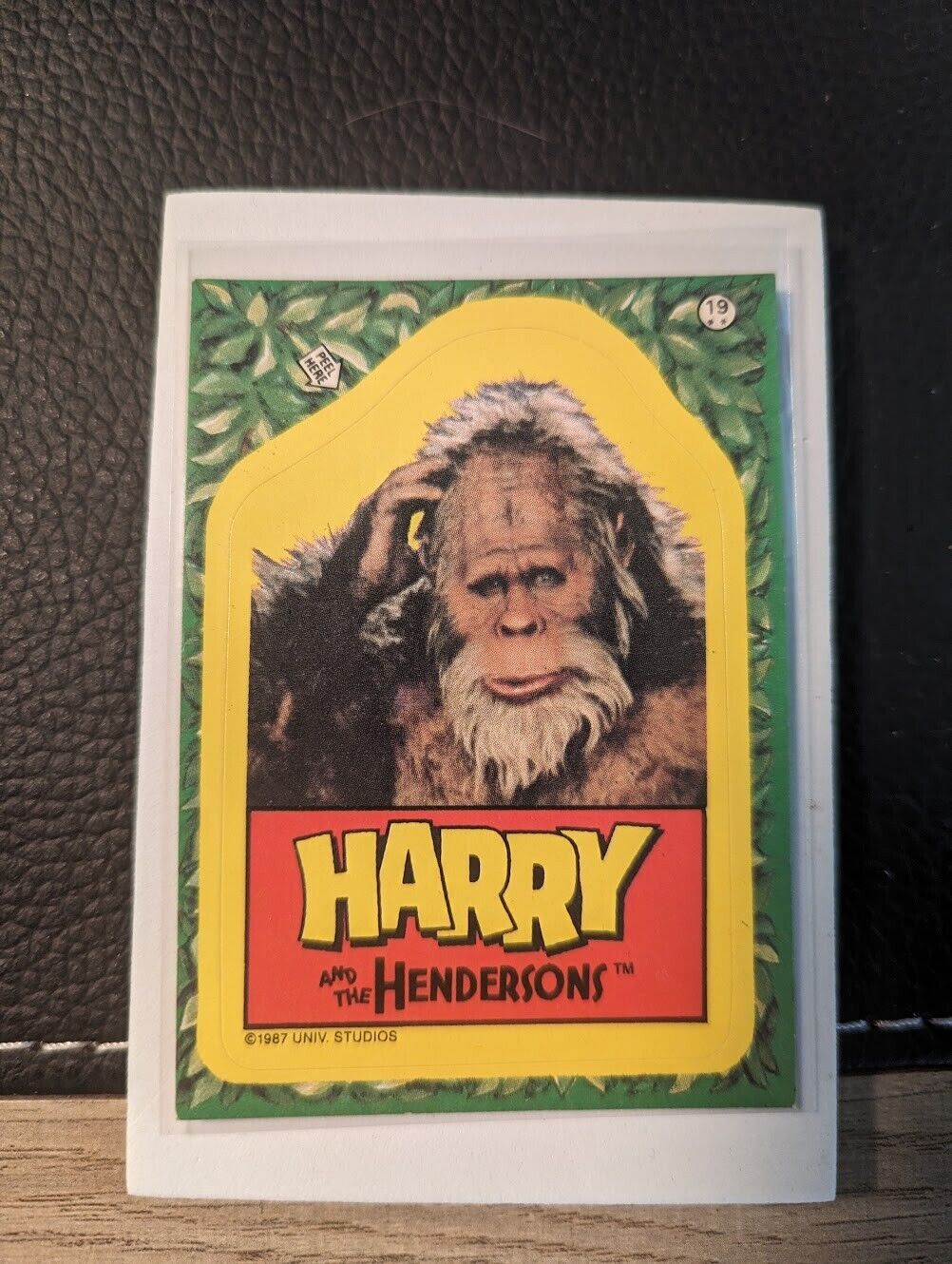 1987 Topps Harry and the Hendersons #19 Sticker
