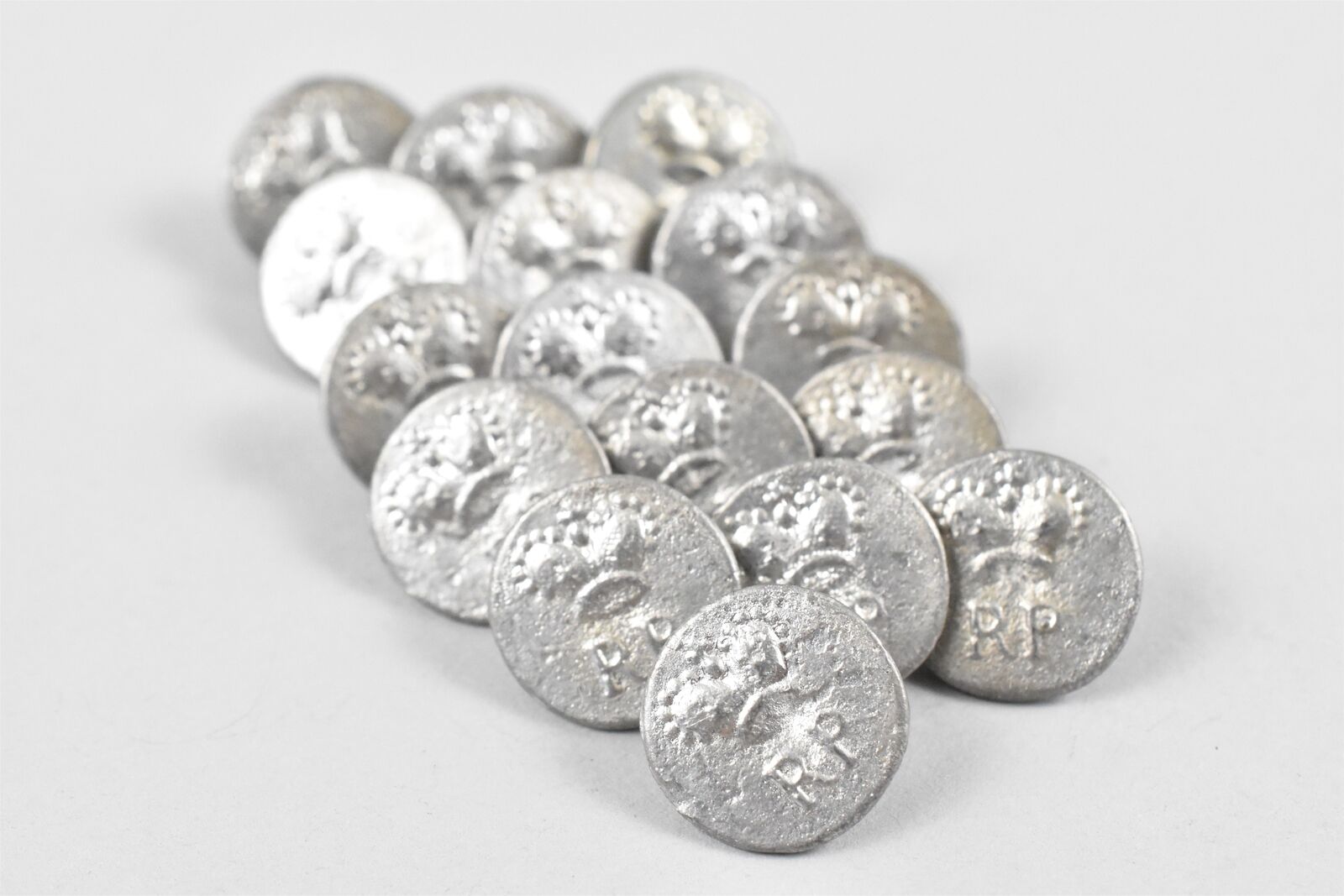 Sixteen (16) 15mm Royal Provincial Volunteer Enlisted Man's Buttons