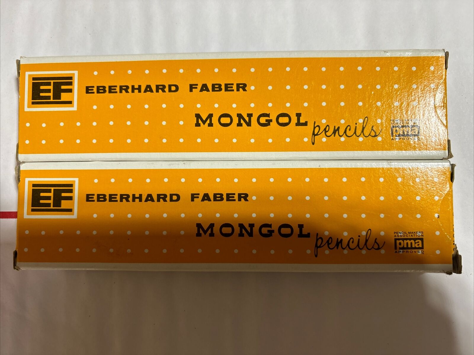 17 Vintage Eberhard Faber MONGOL Pencils Number 480 #2 Plus 2 Boxes *NEW*