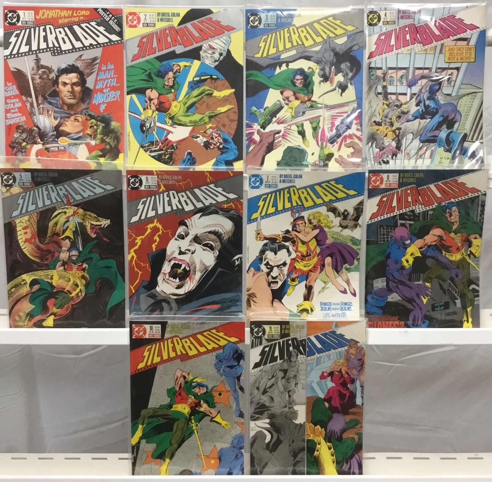 DC Comics Silverblade Run Lot 1-11 Missing #9 VF 1987