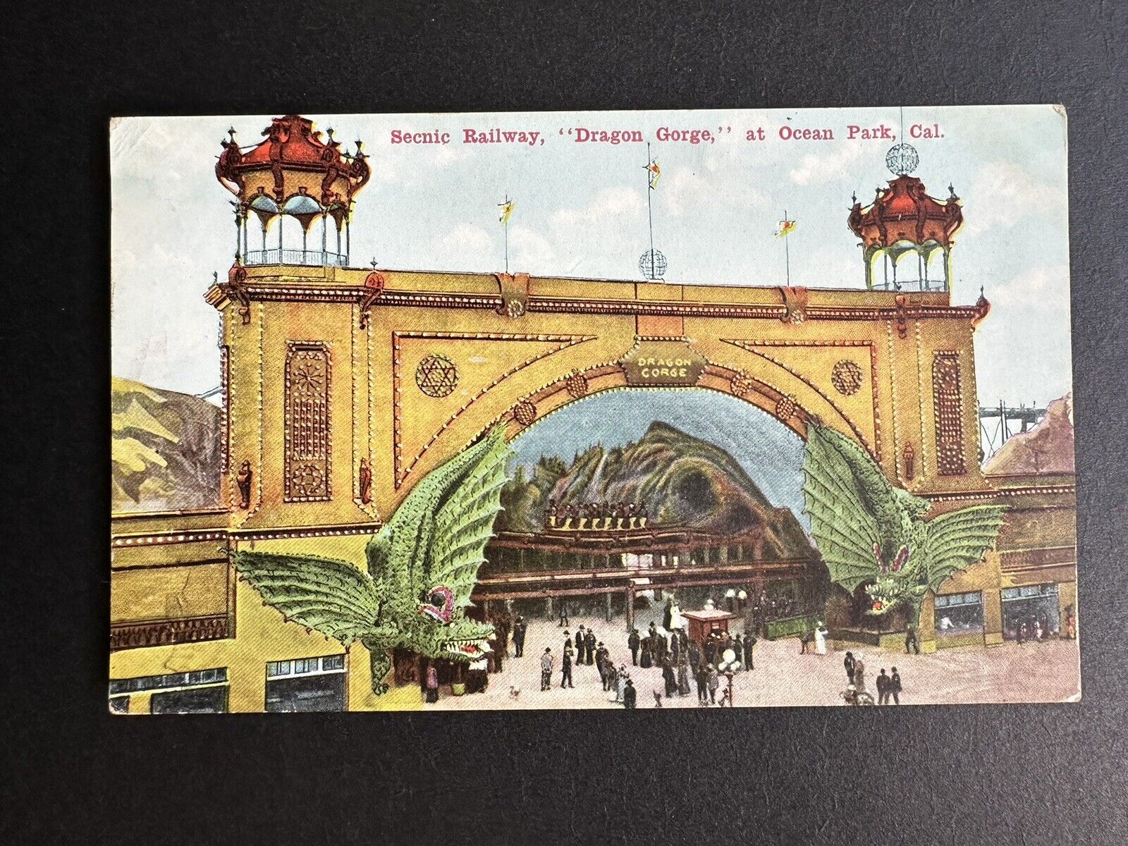 Postcard Scene Railway,\