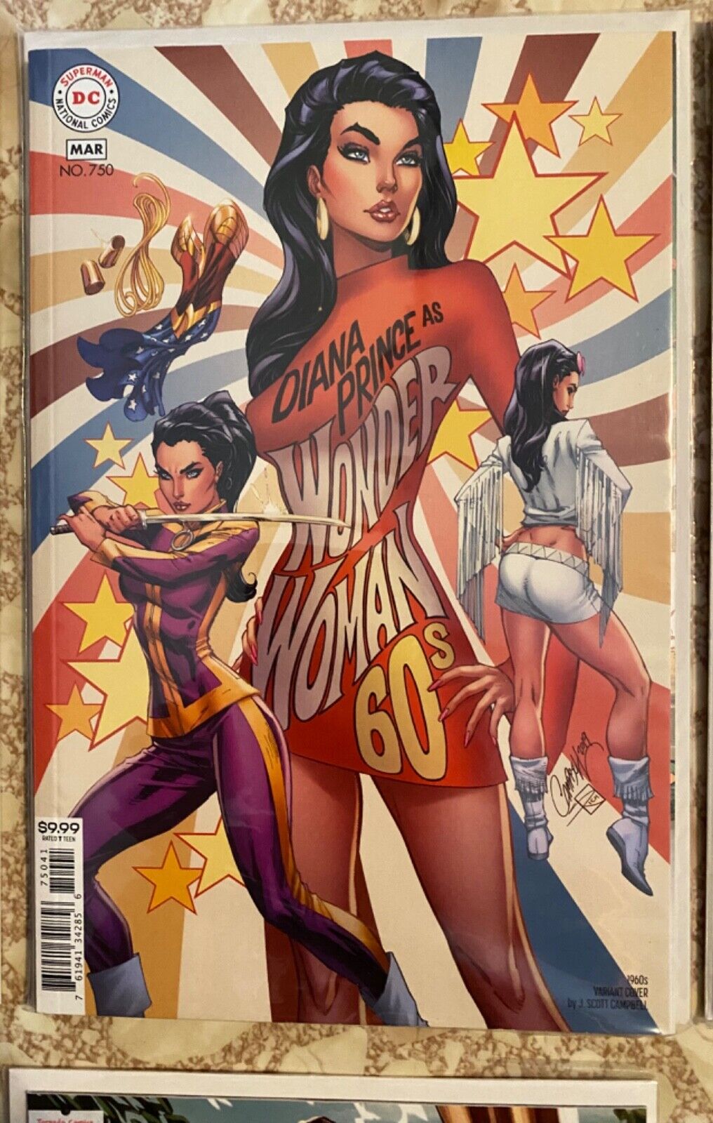 Wonder Woman #750 Jim Lee J. Scott Campbell Incentive Variants Lot