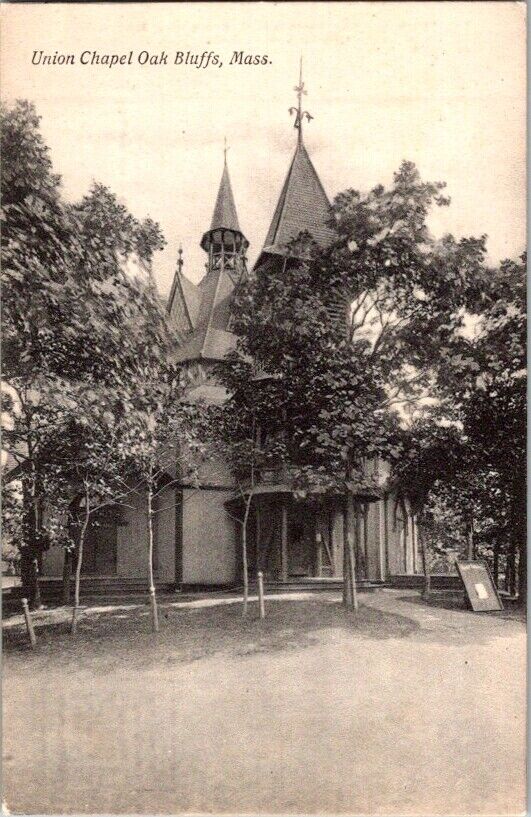 Vintage Postcard Union Chapel Oak Bluffs MA Massachusetts                  G-262
