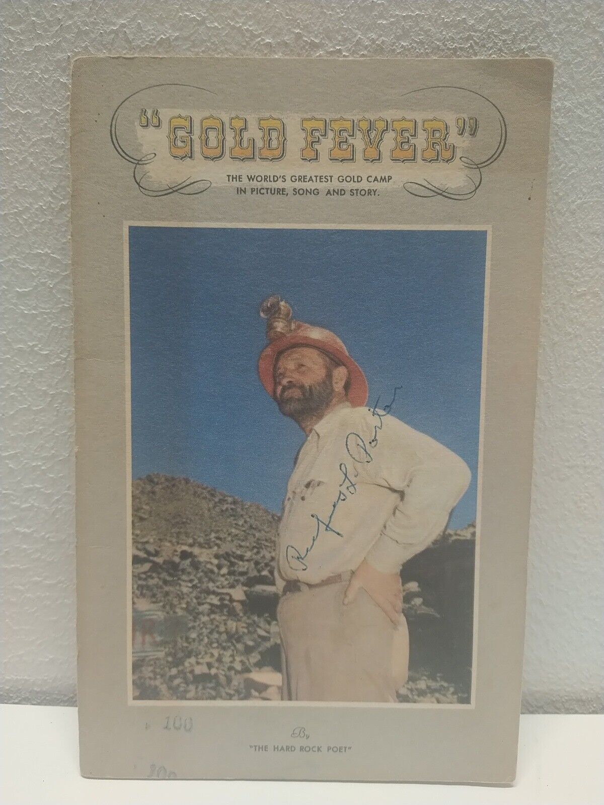Gold Fever booklet by Rufus Porter (1954 signed) Cripple Creek gold camp stories