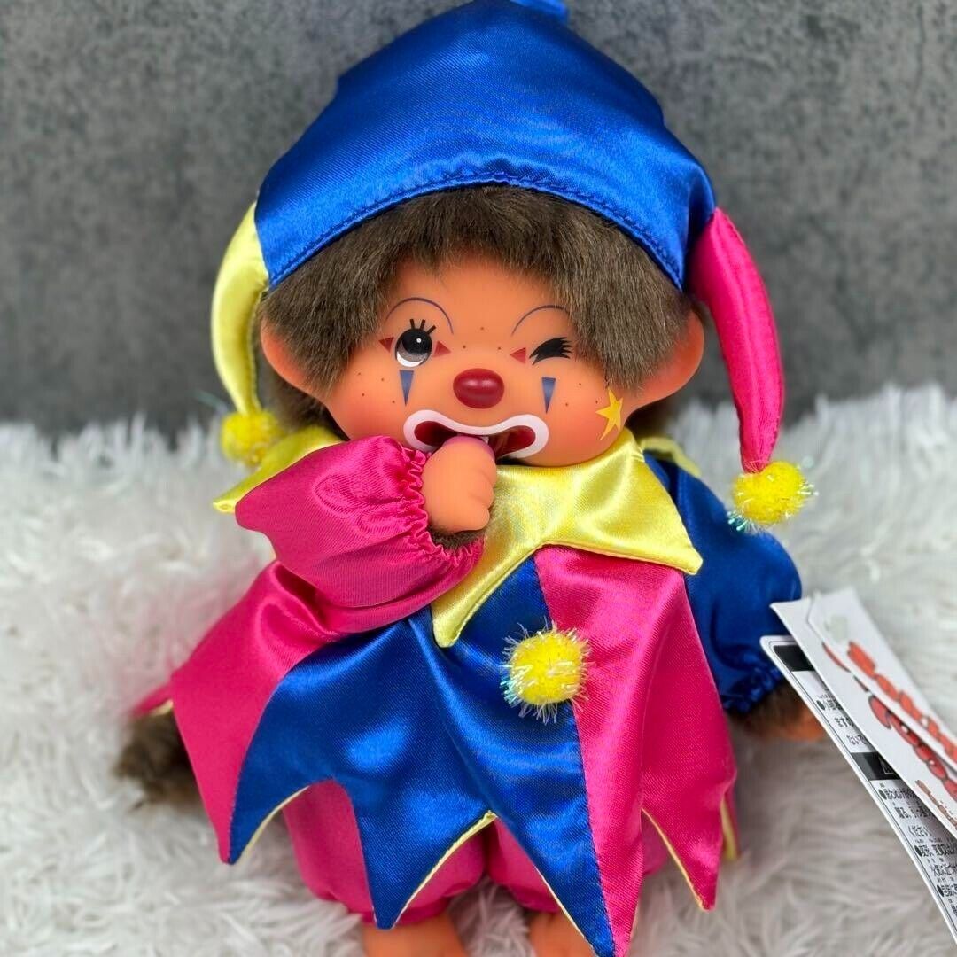 Sekiguchi Monchhichi Event limited revival Clown Plush doll S 18cm New Rare