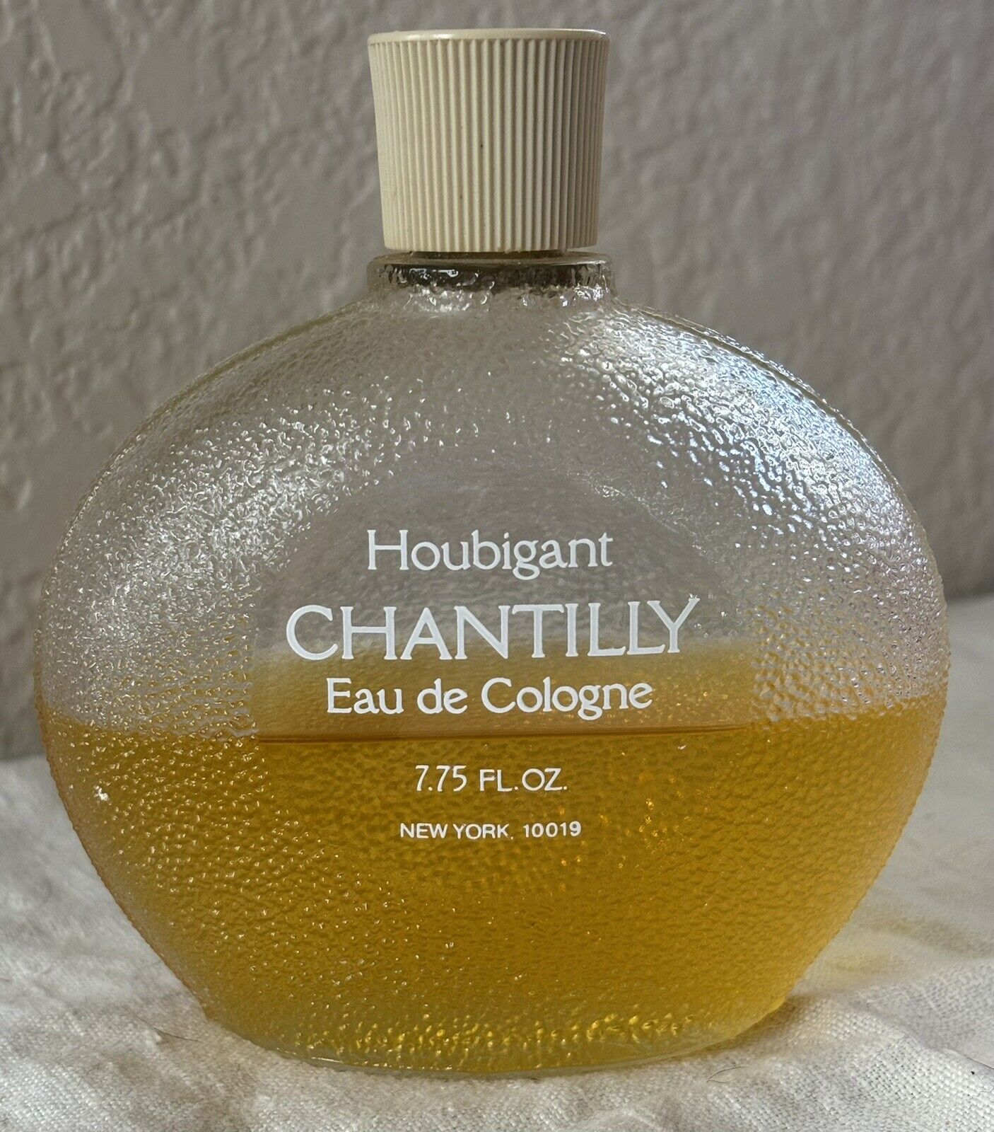 VINTAGE CHANTILLY BY HOUBIGANT EAU DE COLOGNE 7.75 FL OZ 60% FULL