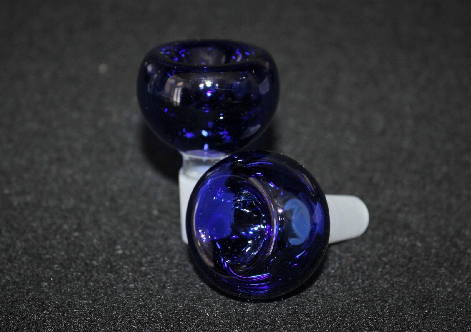 2 bowls *deal* 14mm BLUE ECONOMY SLIDE BOWL Tobacco Smoking Glass 14 mm male