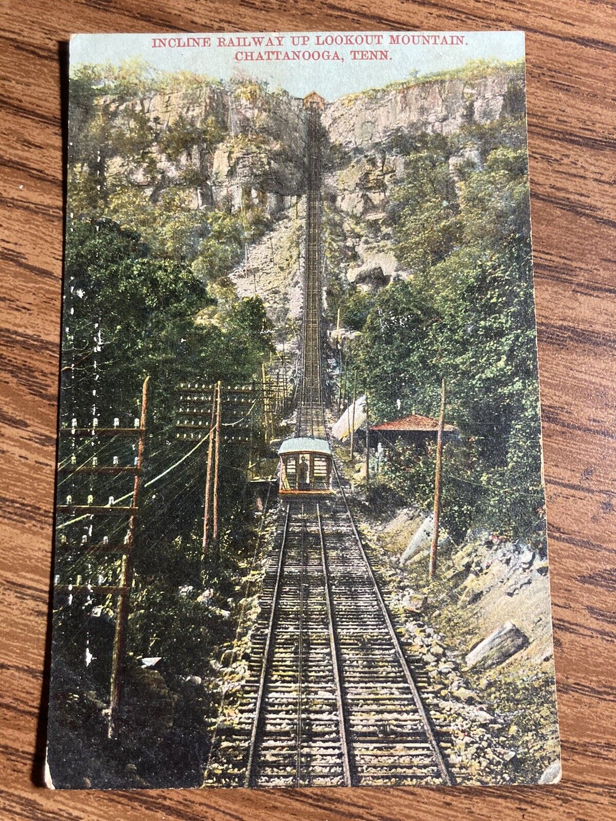 Postcard 1900s Unposted Incline Railway Up Lookout Mountain Chattanooga Tennesse