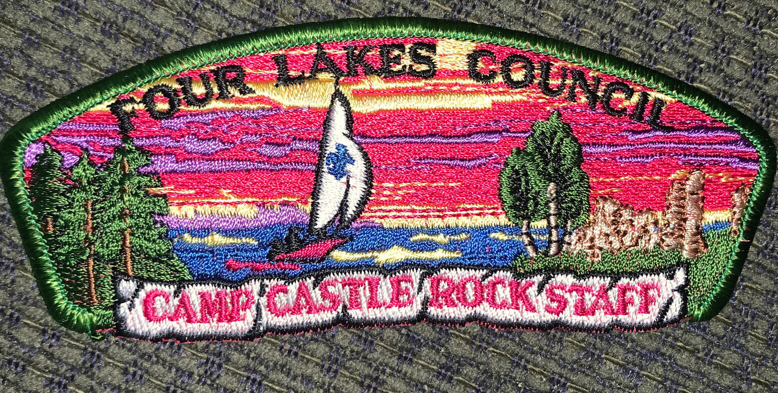 Mint CSP Four Lakes Council Camp Castle Rock Staff S-UA