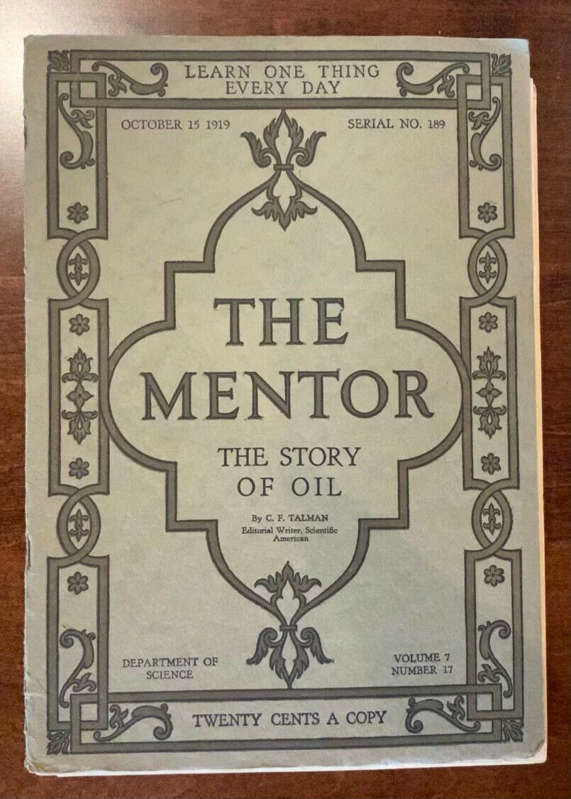 Antique 1919 The Mentor Magazine 