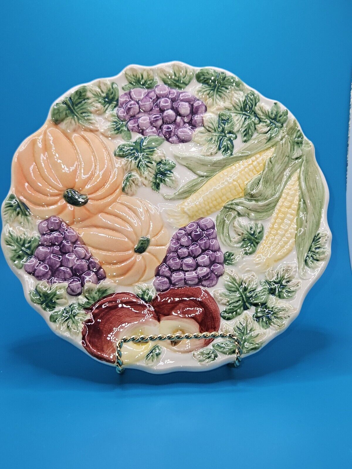 fitz and floyd Omnibus 1993 Vegetable Inspired Plate