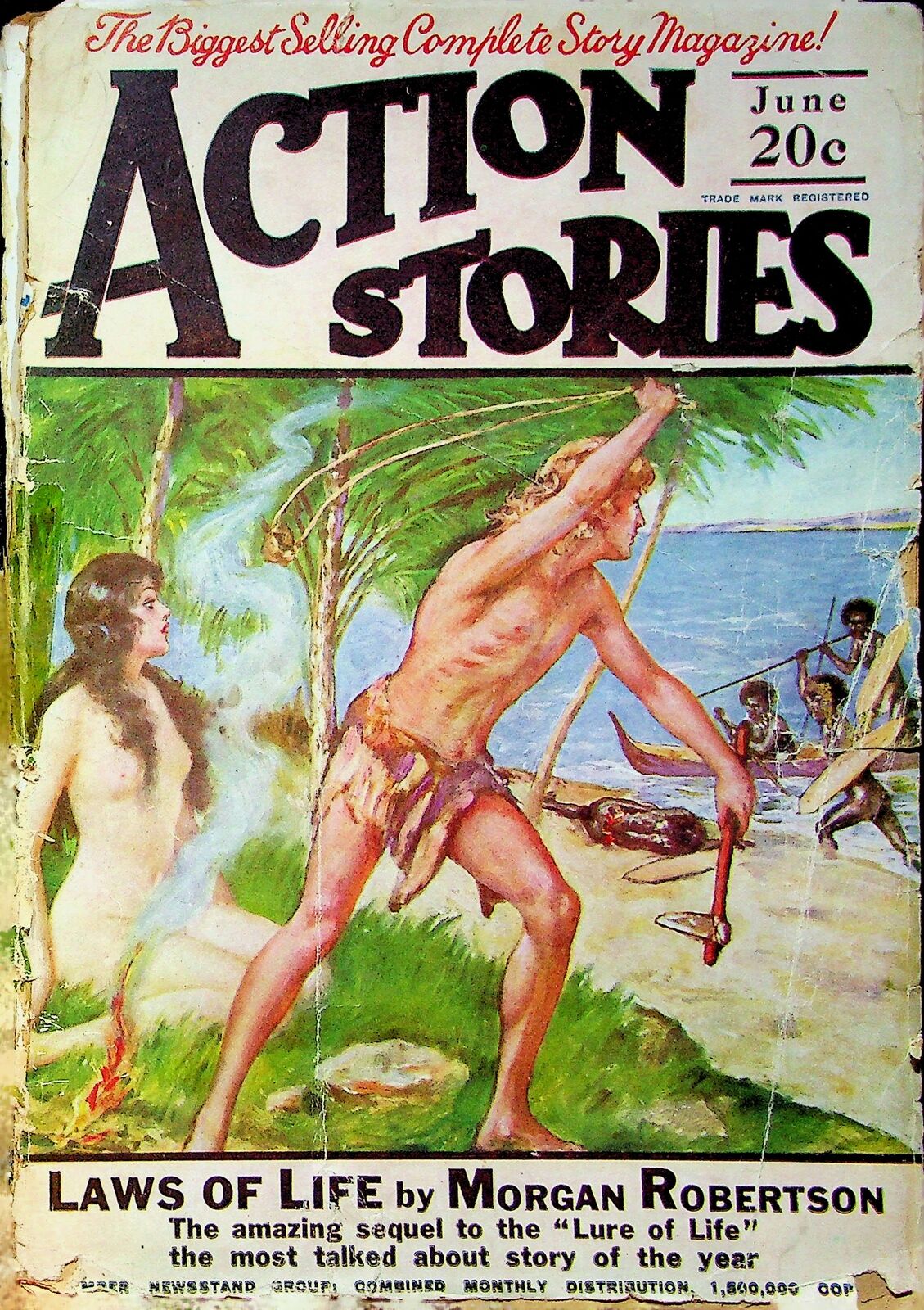 Action Stories Pulp Jun 1924 Vol. 3 #10