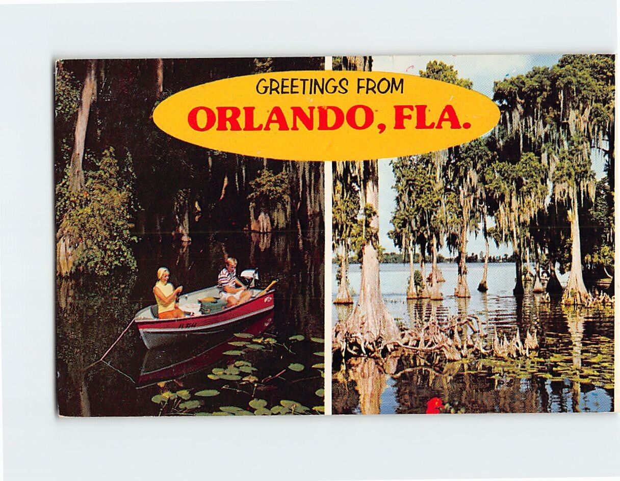 Postcard Greetings from Orlando Florida USA