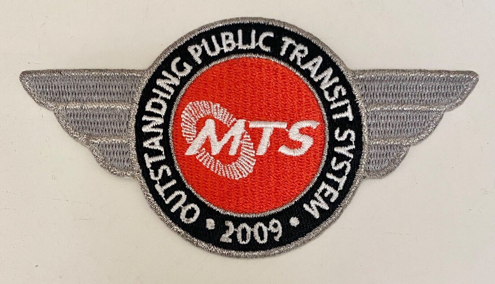 COLLECTIBLE 2009 MTS Outstanding Public Transit System Patch NEW San Diego MINT