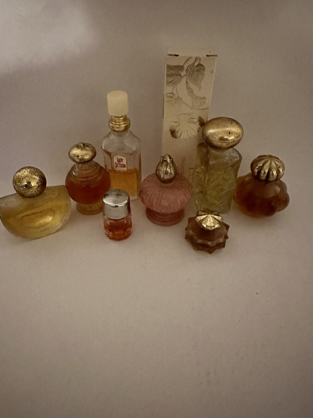 Vintage Perfume Lot Of 11 Various Sizes Various Scents Full Or 3/4 Full Fragrant