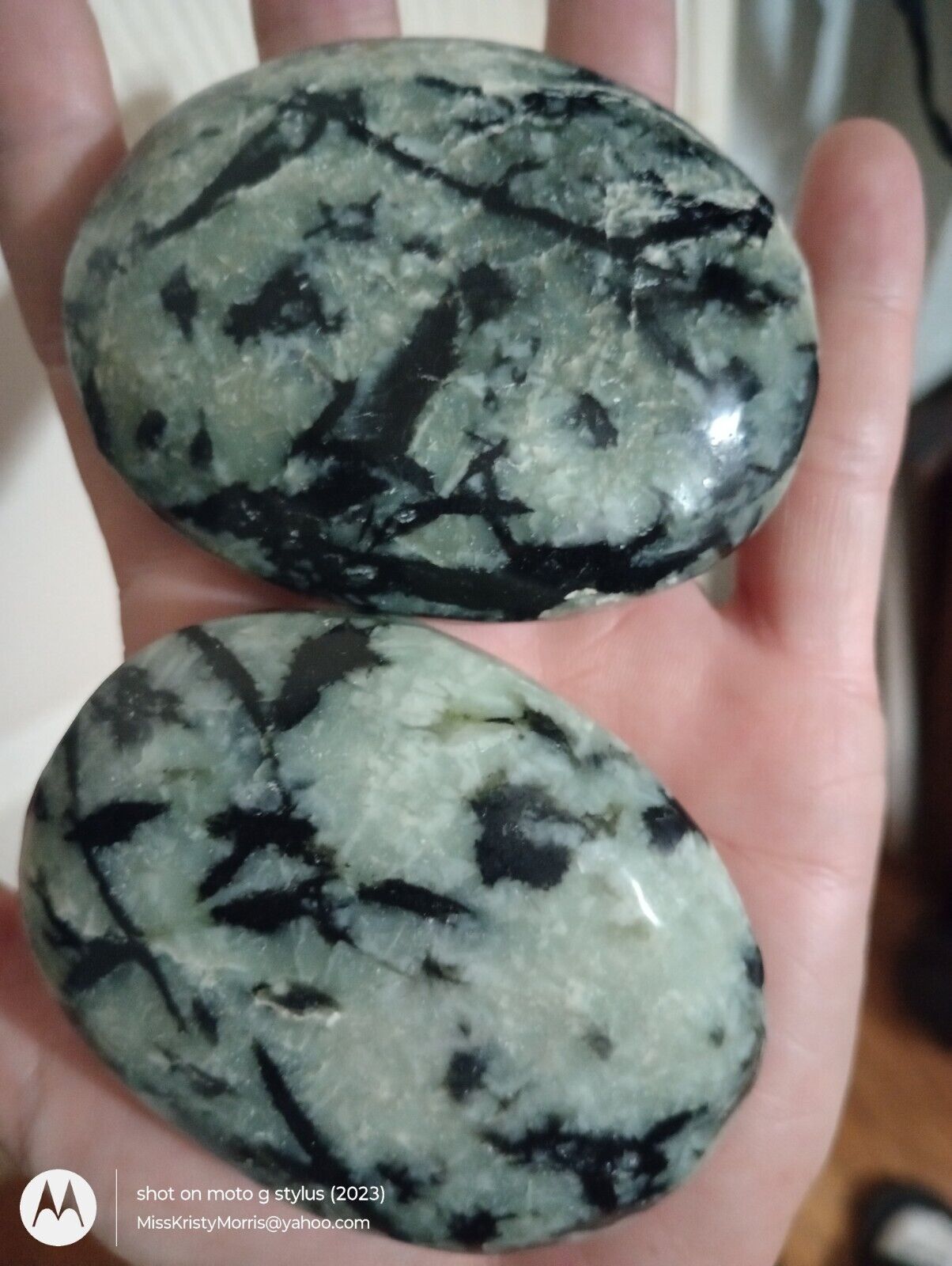 AMAZING Horneblend Stone   Large Palmstone (Price For One, Shipping Included)