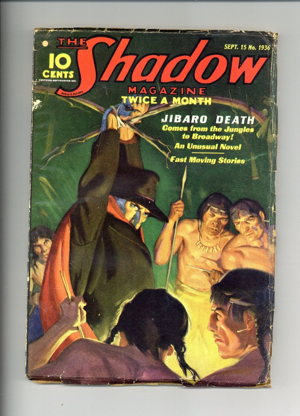 Shadow Pulp Sep 15 1936 Vol. 19 #2 VG