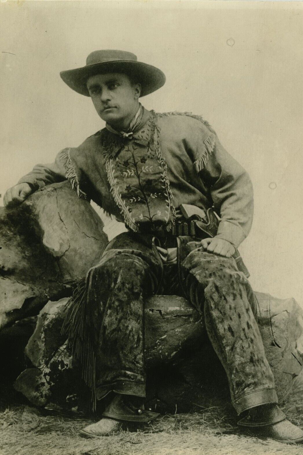 Teddy Roosevelt dressed as a Cowboy - 1883 - 4 x 6 Photo Print